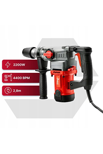 NO BRAND PERFORATOR-BURGHIE PERFORATOR CU PERCUȘIUNE SDS+ 2200 W + cablu de 2...