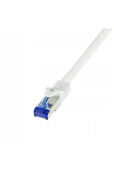LogiLink Cablu patch C6A121S Cat.6A S/FTP Ultraflex 30m alb