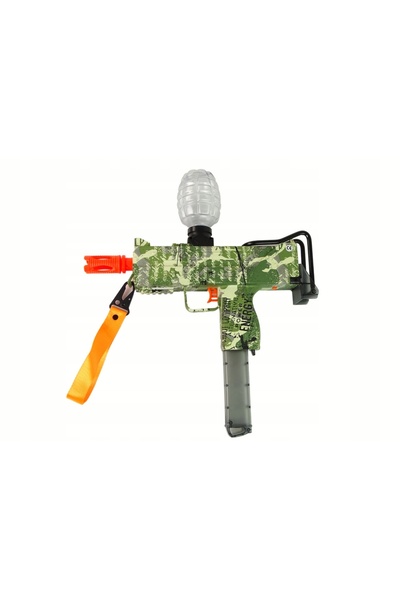 Poszukiwacze Frajdy Pistol cu bile de gel Uzi Auto, verde vișiniu, două încăr...