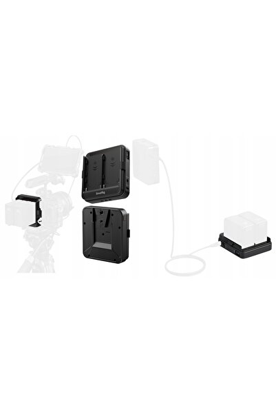 NO BRAND SmallRig 5536 - adaptor / placă de montare pentru baterii NP-F (UPS)