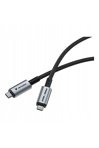 Verbatim Cablu de sincronizare și încărcare USB-C la USB-C 240W 40Gb/s 120cm