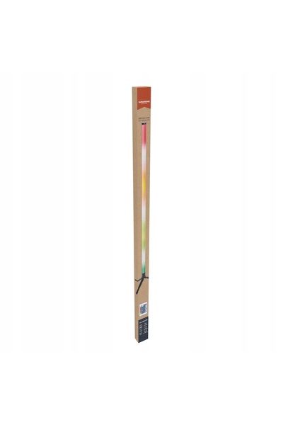 Grundig Lampă de podea ambientală colorată cu LED, 120 cm, USB-C, RGB + telec...