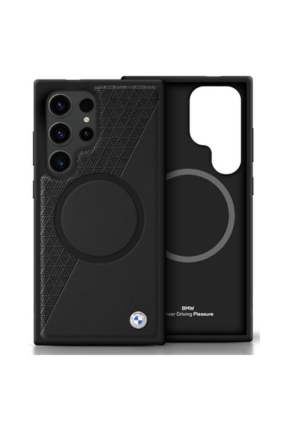BMW Husă din piele pentru Galaxy S25 Ultra, Husă unică și elegantă