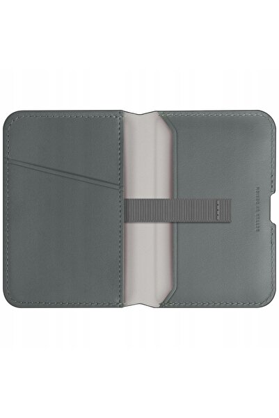 NO BRAND Portofel magnetic RFID UNIQ Lyden DS cu suport pentru telefon, 5 com...