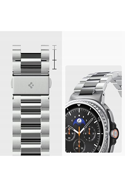 Spigen Curea Modern Fit pentru Galaxy Watch 8/Classic 40/44/46mm argintie