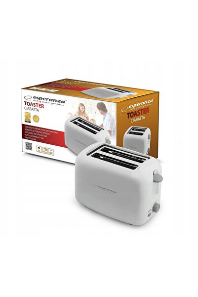 ESPERANZA Toster Ciabatta 600W alb