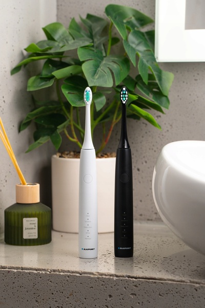 Blaupunkt Periuță de dinți electrică sonică neagră, 2 capete de periuță