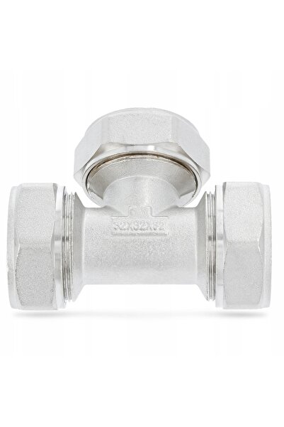 TRCR Triunghi 32x32x32 Racord canelat PEX Conector de apă Alamă 3Y-T