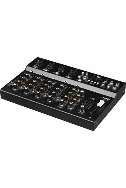 NO BRAND IMG STAGELINE MXR-6 BLUETOOTH DSP MP3 Mixer audio cu 6 canale - Negru