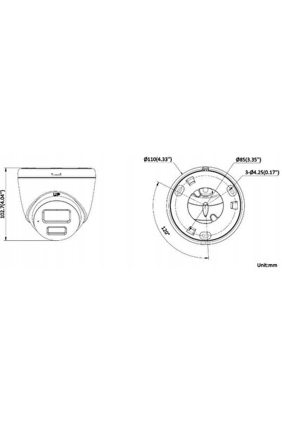 Hikvision Cameră IP DS-2CD1367G2H-LIU 2.8mm PL