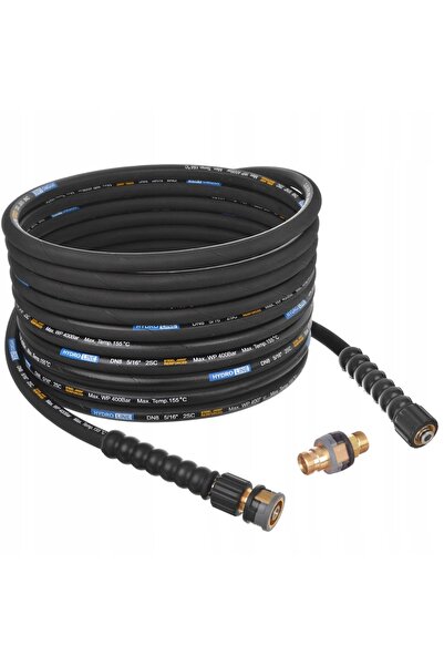 Techkar Furtun de 10m pentru mașină de spălat KARCHER HD HDS, prelungitor Eas...