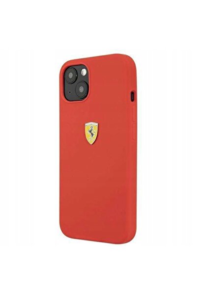 Ferrari Husă de silicon pentru iPhone 13 mini, Roșu