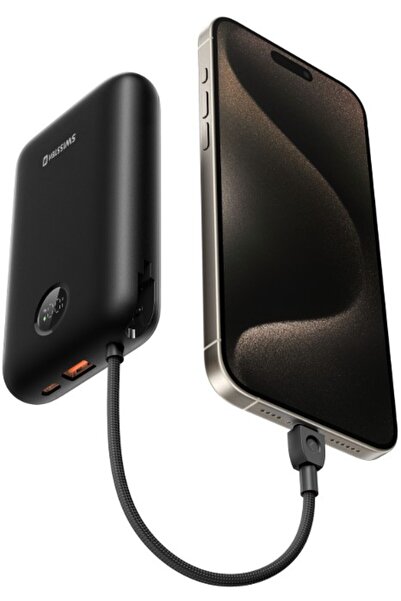 SWISSTEN Powerbank 30000 mAh USB-C USB-A 35W Cablu USB-C Lightning VOLTBOX