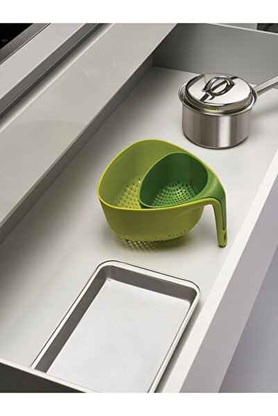 Joseph Joseph Set de 2 strecurătoare compacte cu picioare