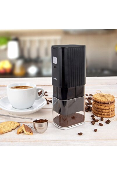 Orion Râșniță electrică pentru cafea, boabe, condimente și cereale, cu încărc...
