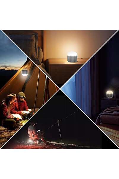 NO BRAND Lampă de camping LED reîncărcabilă - Lampă portabilă pentru cort G2129