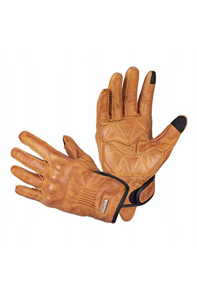 NO BRAND Mănuși de motocicletă din piele W-TEC DAHMER VINTAGE RETRO CHOPPER p...