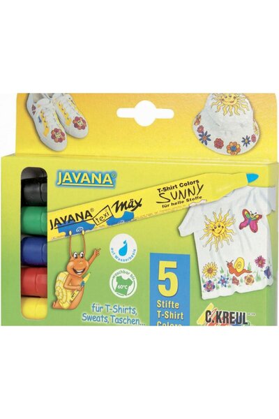 NO BRAND PISAKI DO JASNYCH TKANIN set de markere Kreul Textil Medium Sunny 5 ...
