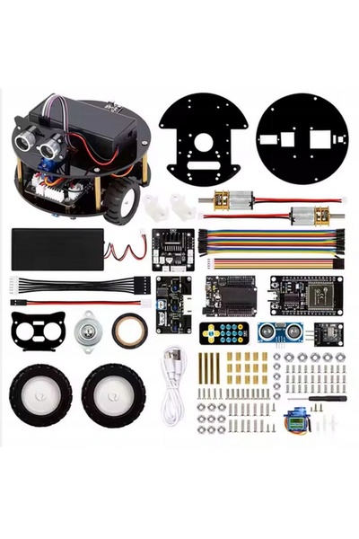 NO BRAND KIT EDUCAȚIONAL ROBOT CU DOUĂ ROȚI WIFI ESP32 AD177