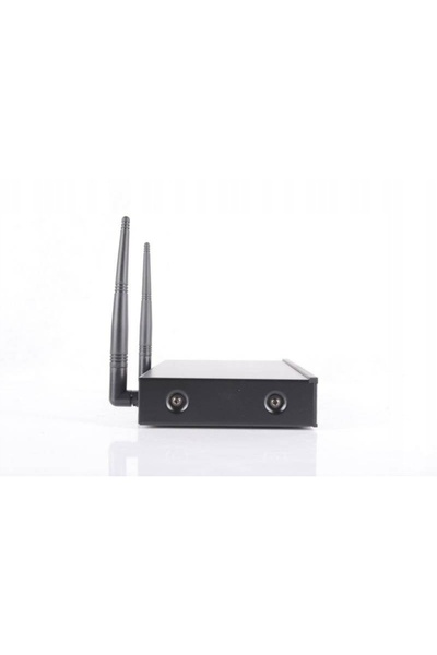 NO BRAND 2x microfoane de mână wireless UHF + stație