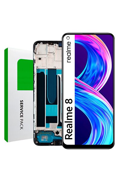 NO BRAND Display pentru realme 8 4G ecran LCD cu ramă original Zila RMX3085