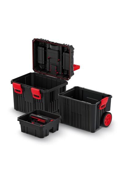 kistenberg CUTIE DE SCULE PROFESIONALĂ PE ROȚI 3 ÎN 1 KHVW-S411