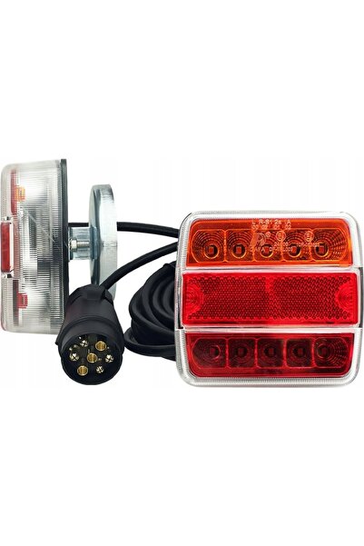 GMP Lumini LED spate cu prindere magnetică pentru remorcă rulotă, cablu cu mu...