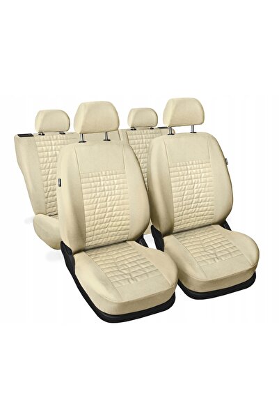 NO BRAND Huse auto pentru scaune MODERN MC-3 BEJ din piele