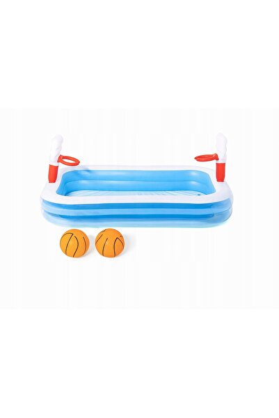 BESTWAY BASEN TEREN DE JOACĂ GONFLABIL DE BASCĂTĂRIE PENTRU COPII 251x168cm 5...