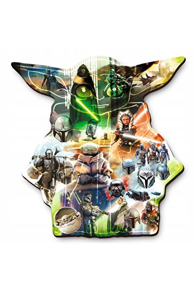 Trefl PUZZLE DIN LEMN 500 PIESE STAR WARS THE MANDALORIAN Misteriosul Grogu