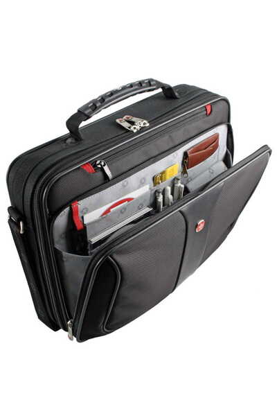 Wenger Geantă pentru laptop de până la 16 inch, negru clasic
