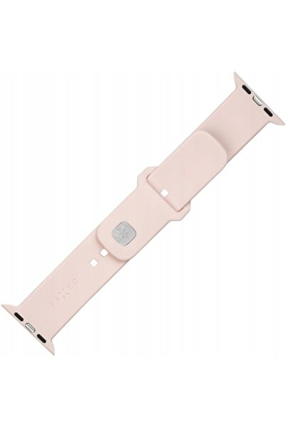 NO BRAND Set curea siliconică Pasek FIXED pentru Apple Watch 44/45/46/49 mm roz