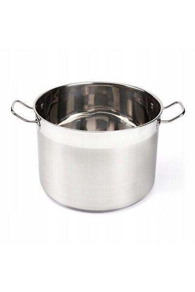 FLORINA Oală gastronomică simplă, mare, din oțel, pentru inducție, 32 cm, 18.5 L