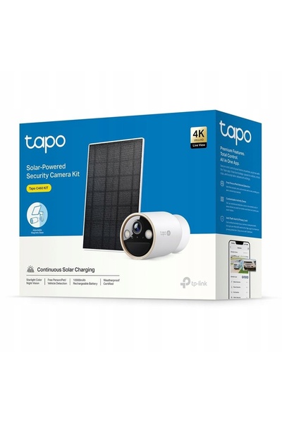 TP-LINK Cameră Tapo C460 Kit de exterior, Wi-Fi albă