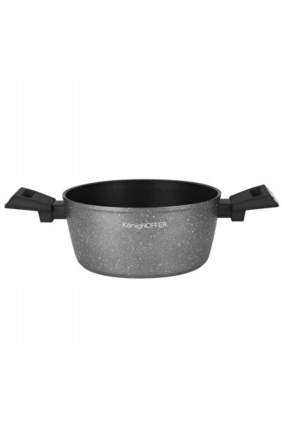 Konighoffer GARNEK Inducție GAZ Capac Marmorat Gri 3,9 l 24cm
