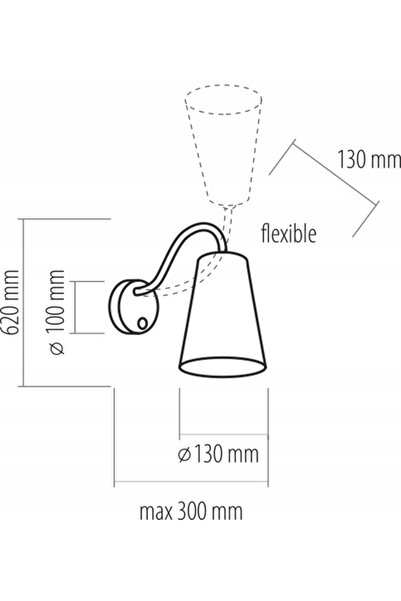 TK-Lighting Aplică de perete TK LIGHTING WIRE 2445 Alb