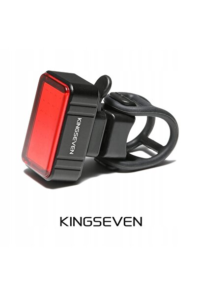 KINGSEVEN 60lm 3 moduri Lumină spate LED pentru bicicletă, Lanternă USB pentr...