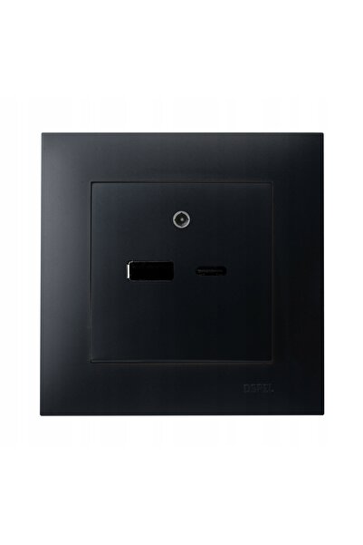 NO BRAND ÎNCĂRCĂTOR USB A+C 5V 2,1A OSPEL SZAFIR GPUSB-2Z/m/33 NEGRU