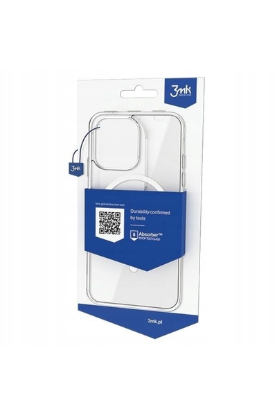 3MK Husă magnetică MAGCASE pentru iPhone 15 Plus, cu protecție pentru telefon.