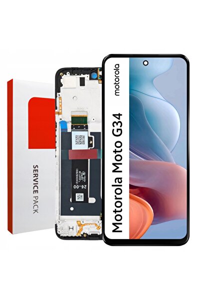 NO BRAND Display pentru Motorola Moto G34 Ecran LCD cu Ramă Original Zila XT2...