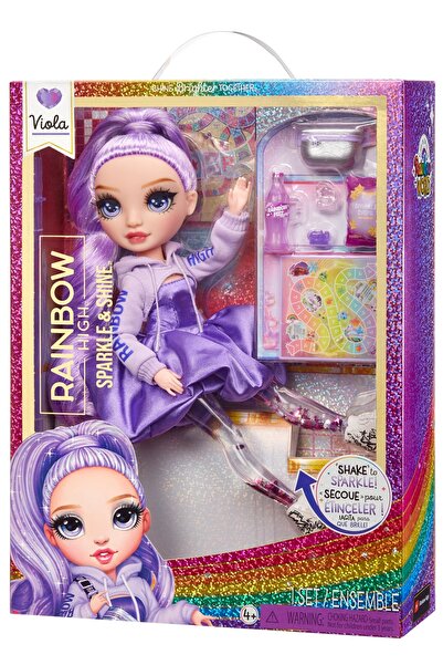 Rainbow High Sclipire și Strălucire LALKA MODOWA Vioară + accesorii