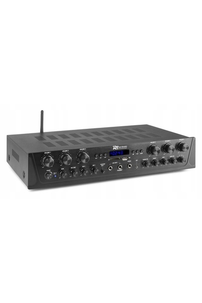 NO BRAND Amplificator profesional cu 6 zone, 600W, BT, USB, FM