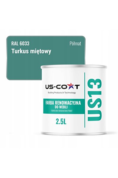 NO BRAND Vopsea pentru fronturi de dulapuri de bucătărie Turcoaz mentă RAL603...
