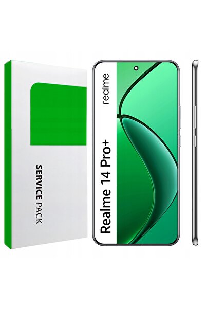 NO BRAND Ecran LCD pentru Realme 14 Pro+ Original Zila + Ramă Gri (RMX5051)