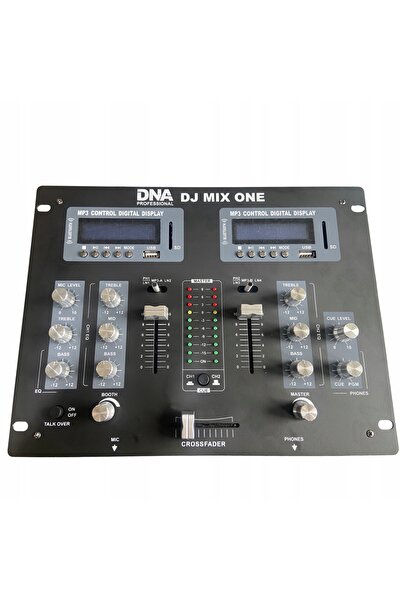 DNA DJ MIX ONE mixer stereo analogic Bluetooth USB SD crossfader MP3
