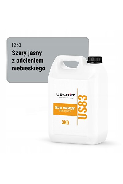 NO BRAND Cuarț Grunt pentru silicon și ipsos, gri albastru deschis F253, 3KG,...