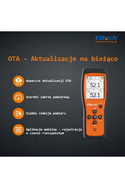NO BRAND Termometru cu două canale, tip K, cu înregistrare Bluetooth, pentru ...