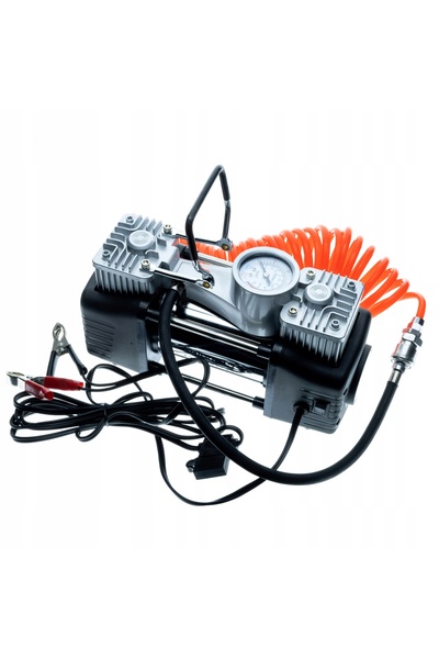 NO BRAND COMPRESOR EINPARTS 12V 150 PSI PENTRU ANVELOPE CU MANOMETRU ȘI GEANT...