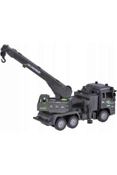 Jokomisiada Vehicule de construcții Macara + lumini Mașină cu telecomandă RC0685