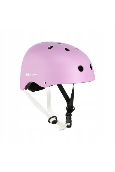 Nils Extreme Cască sport mov pentru copii și femei, reglabilă, 52-56cm, pentr...